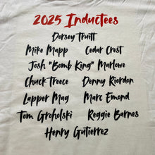 Load image into Gallery viewer, Skateboard Hall of Fame 2025 Inductees Shirt or Hoodie
