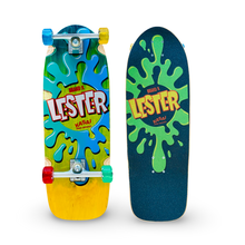 Load image into Gallery viewer, Lester Kasai 10”x30” Limited Edition, HAND PAINTED Complete Skateboard
