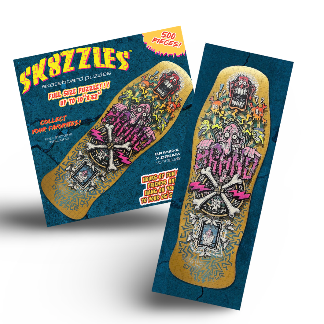 X-Dream Sk8zzle Skateboard Puzzle 12 X-Dream Sk8zzle Skateboard Puzzle 12