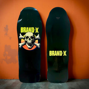Knucklehead FLOCKED, FLUORESCENT & GLOW-IN-DARK Limited Edition Deck 10.1"x30" HAND PAINTED (1 of 5)