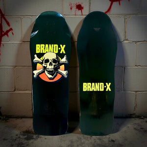 Knucklehead FLOCKED, FLUORESCENT & GLOW-IN-DARK Limited Edition Deck 10.1"x30" HAND PAINTED (1 of 5)