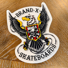 Load image into Gallery viewer, Brand-X EAGLE Sticker HUGE, CLEAR-BACK 6.7"
