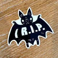 Load image into Gallery viewer, I R.I.P. Bat Sticker 3”
