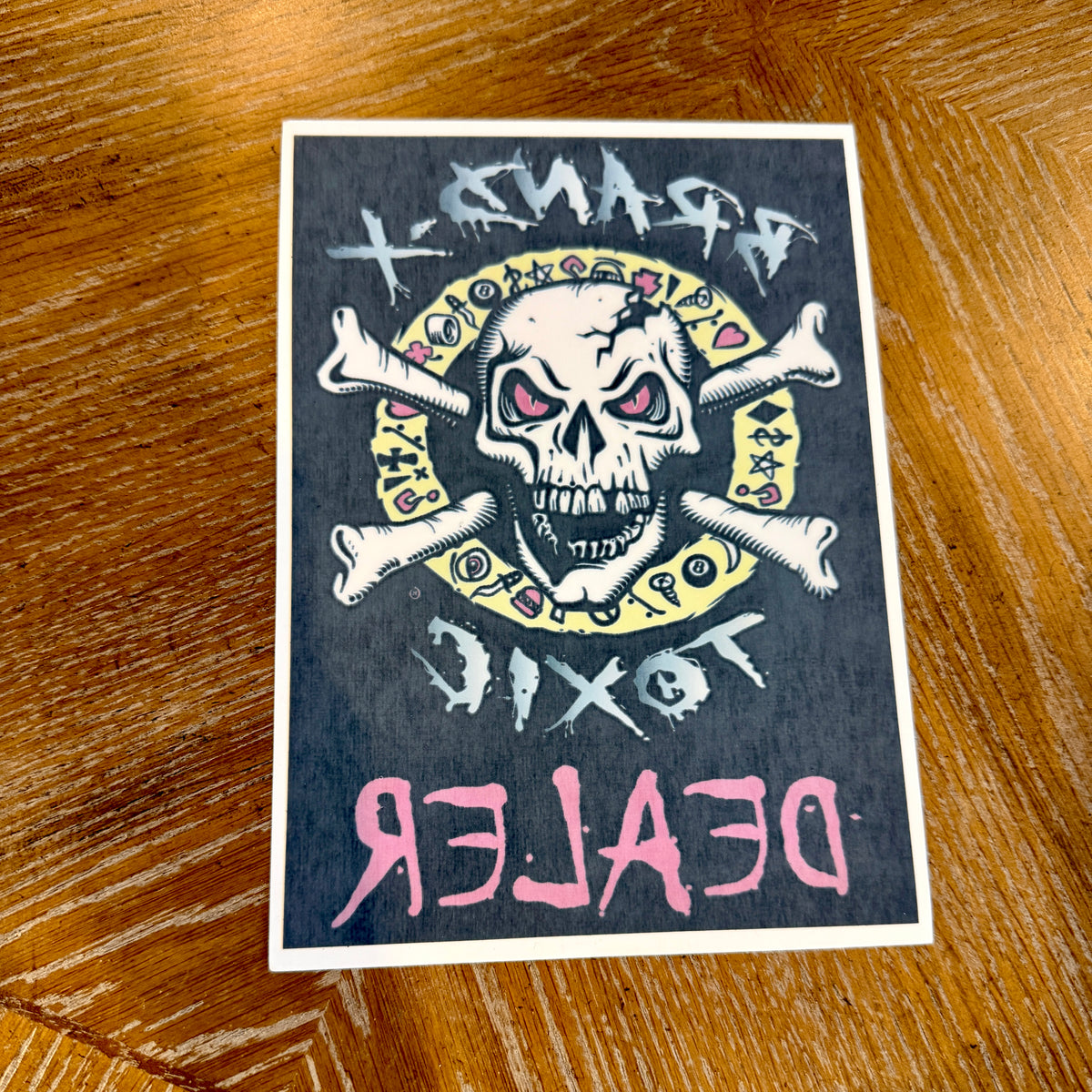 Brand-X LARGE, inside window DEALER Sticker 8
