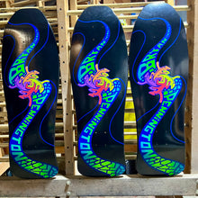 Load image into Gallery viewer, Bryan Pennington BBC Escher Lizard, Limited Edition, HAND-PAINTED, GLOW Deck 10.3"x30.5" (1 of 15)
