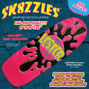 Lester Kasai Sk8zzle Skateboard Puzzle 12"x34" (PRE-ORDER, DECEMBER)