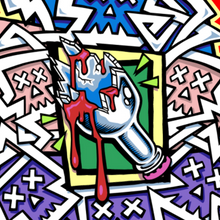 Load image into Gallery viewer, RIP Bernie Limited Edition, HAND-PAINTED Deck 10"x30.25" (PRE-ORDER, MARCH 2027)
