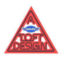 Load image into Gallery viewer, Sims Lonnie Toft Design Sticker 4.3"
