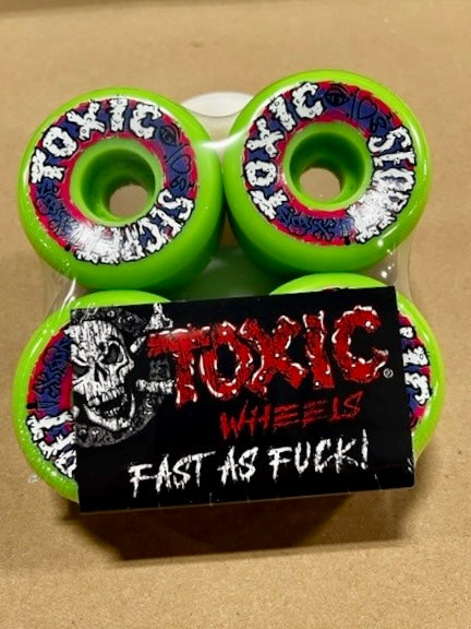 Toxic Secret MED-HARD Wheels 60mm/97A – Brand-X Skateboards