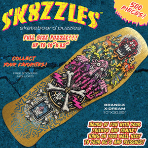 X-Dream Sk8zzle Skateboard Puzzle 12"x34"