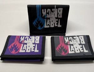 Black Label Fire VINTAGE Tri-Fold Wallets