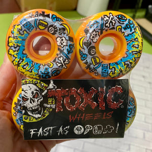 Toxic Team VERY HARD Wheels 56mm/102a