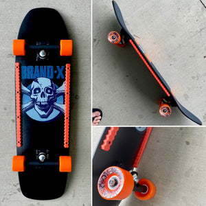 Knucklehead “Orange Flash” Grosso 9.1"x32.5" COMPLETE SKATEBOARD