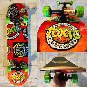 Toxic Team Pop COMPLETE SKATEBOARD