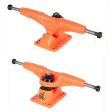 Load image into Gallery viewer, Gullwing Pro III Neon Orange 9" Skateboard Trucks (PRE-ORDER, JUNE)
