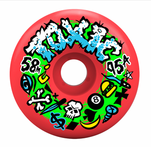 Toxic Team MED HARD Wheels 58mm/95A (PRE-ORDER, DECEMBER)