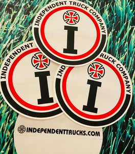 Independent VINTAGE i Sticker 5”