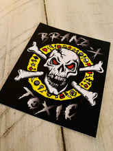 Load image into Gallery viewer, Brand-X-Toxic Sticker 3.5”
